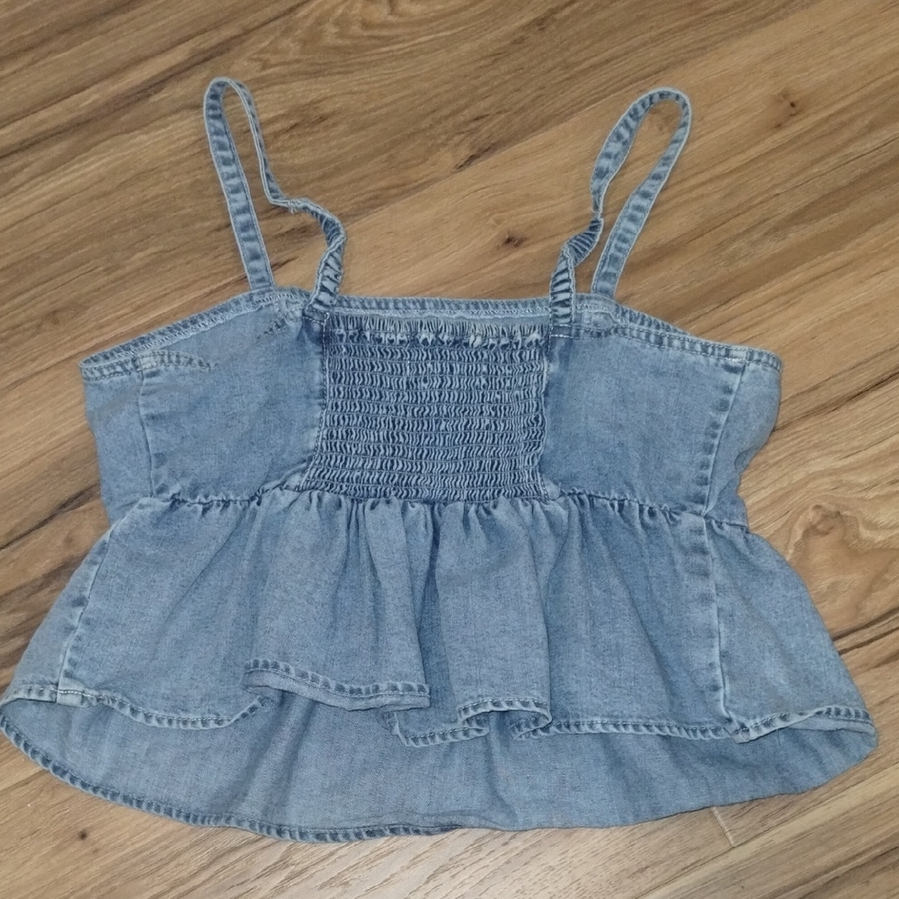 Celebrity Pink Textured Blue Top - Picture 3 of 4